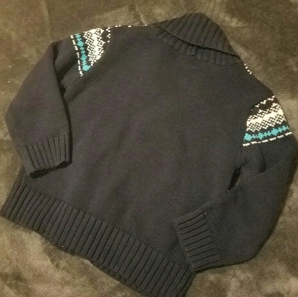 Cat & Jack 2T boys cardigan winter bear sweater. - Picture 2 of 4